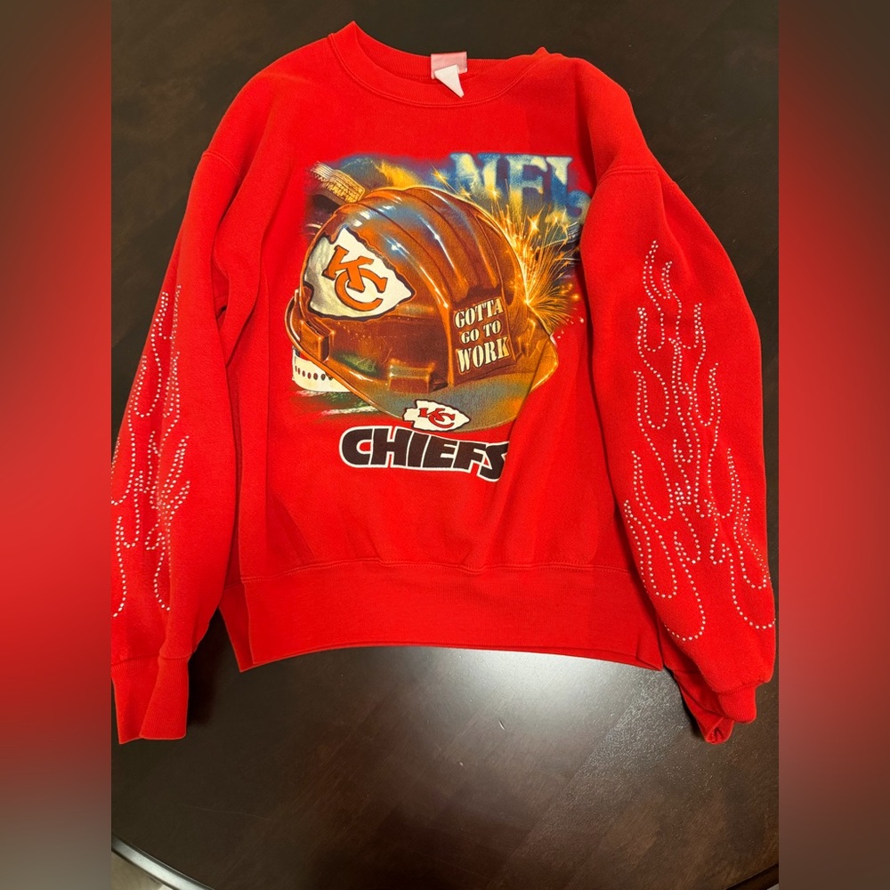 Vintage reworked Kansas City chiefs crewneck
